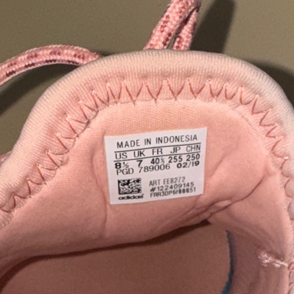 Adidas Women's lite racer rbn sneakers pink glow - Picture 3 of 5